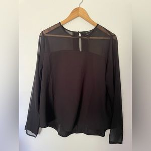 Forever 21 blouse black